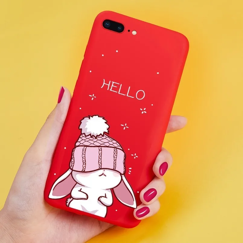 Оригинальный 3D рельефный чехол с животными для iPhone 8 Plus ультра тонкий