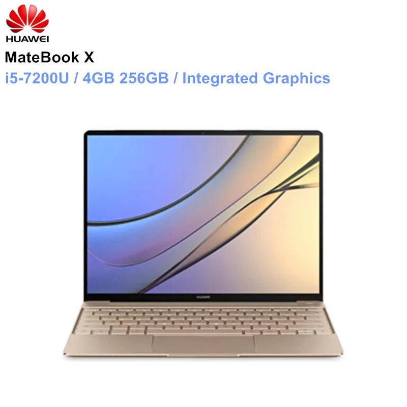 Huawei MateBook X Тетрадь 13 0 дюймов Intel Core I5 7200U 4 ГБ 256 SSD компьютер Windows 10 ips 2160x1440