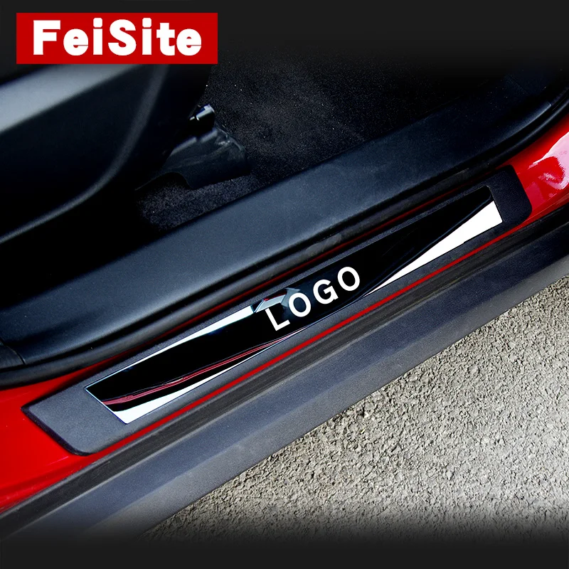FeiSite car threshold bar welcome pedal Car accessories For Passat Jetta Sagitar | Автомобили и мотоциклы