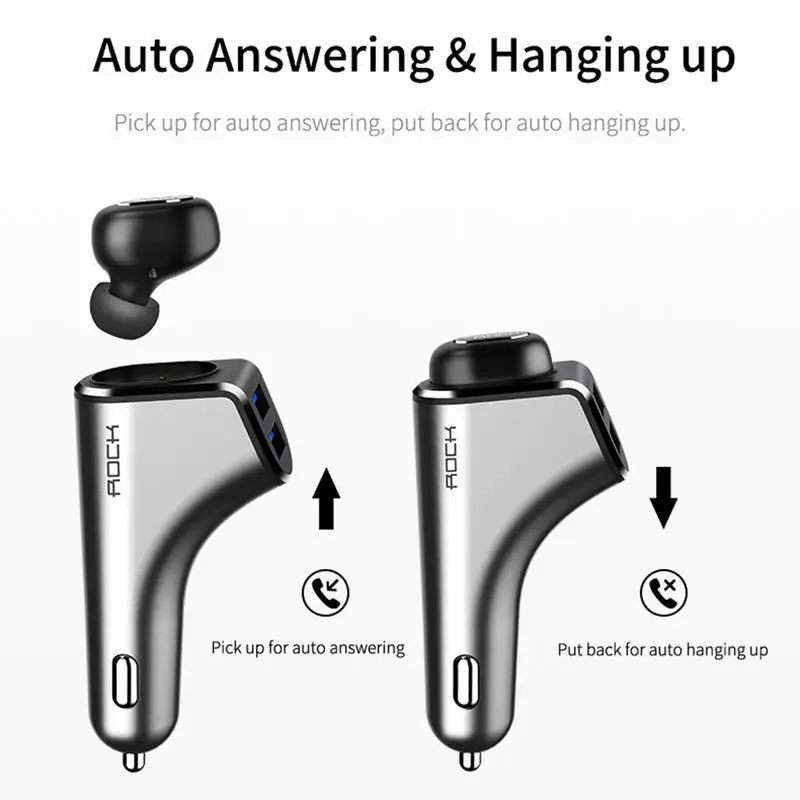 Bluetooth4.2 наушники с микрофоном разведки противошумные Портативный плеер Dual USB Car