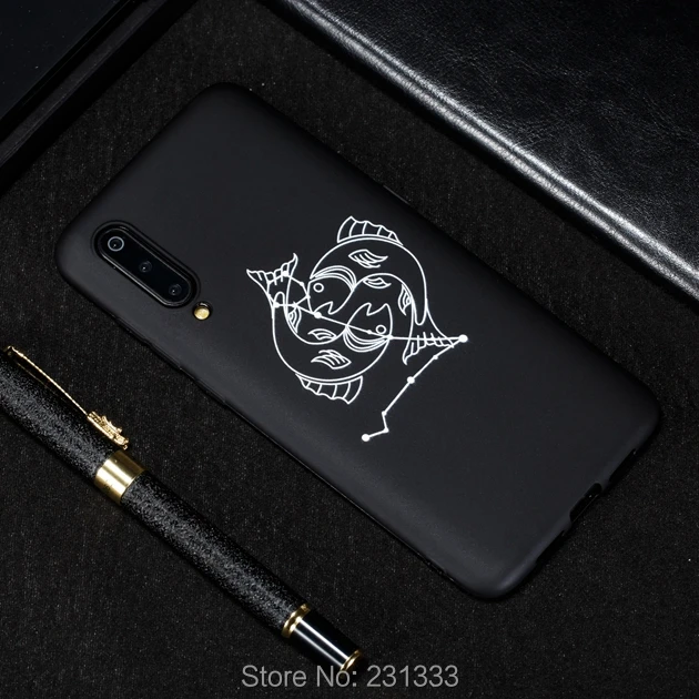 Мягкий матовый чехол из ТПУ с рисунком зодиака для Xiaomi PLAY 5X 6X 9 8 PRO Pocophone F1 Redmi S2 6A 6 5