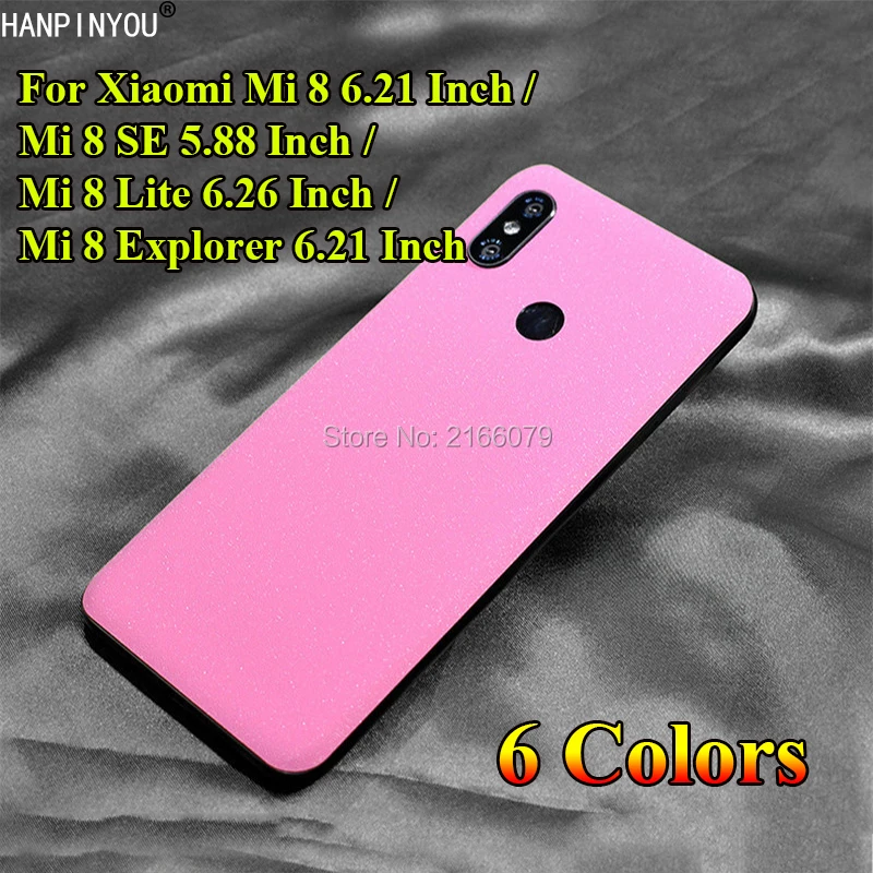 Для Xiaomi Mi 8 Mi8 SE Lite Pro Explorer задняя вспышка матовая крышка защитная пленка наклейка