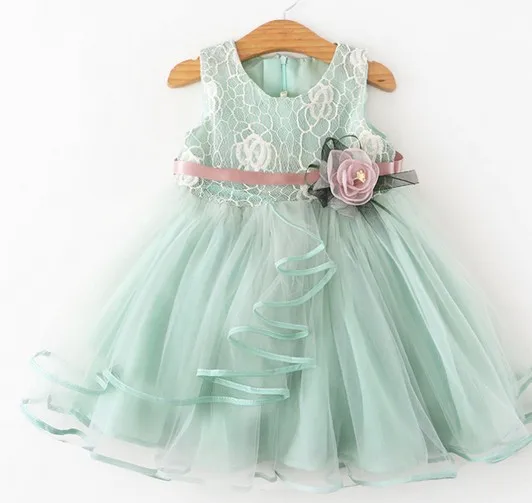 Pudcoco Boho Flower Girl Princess Dress Kids Baby Party Wedding Bridesmaid Tulle Tutu Dresses Sleeveless Summer Clothes | Детская одежда