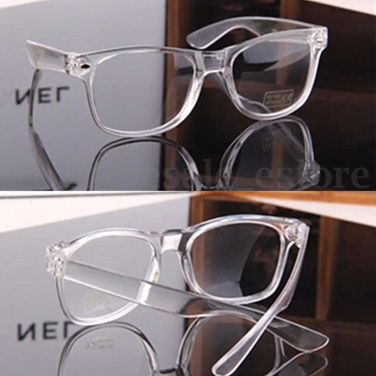 Ретро-стекло для чтения унисекс винтажная прозрачная стеклянная рамка стекло es UV