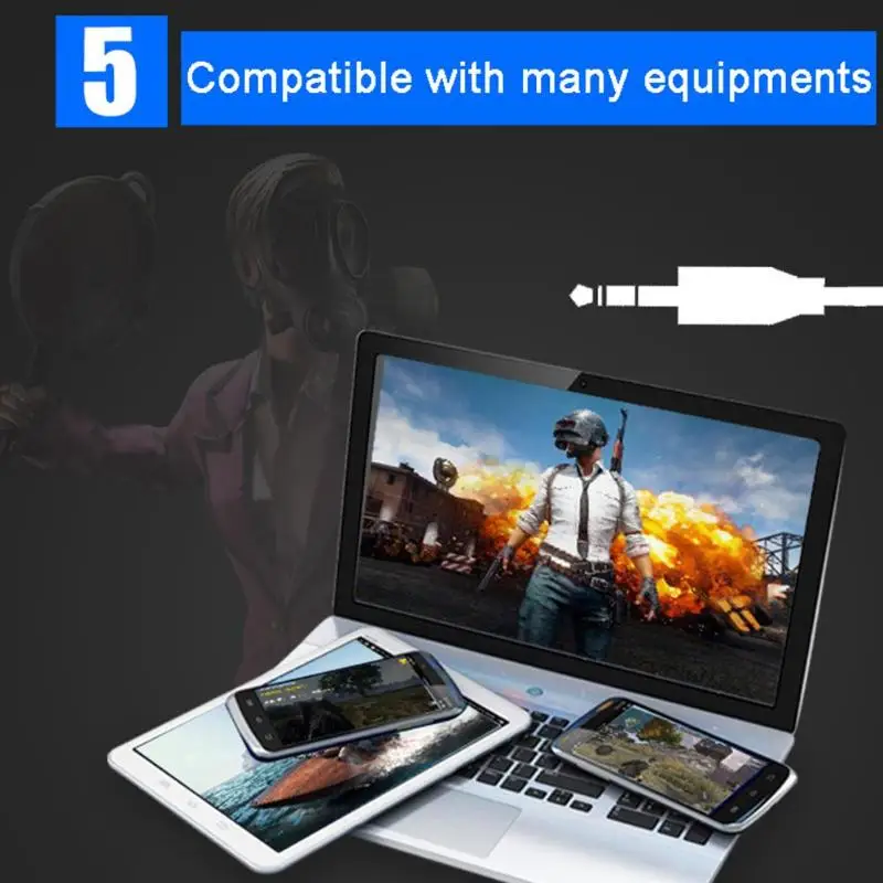 A10 Wired Gaming Headset Deep Bass Headphones w/Microphone LED Light for PC | Электроника