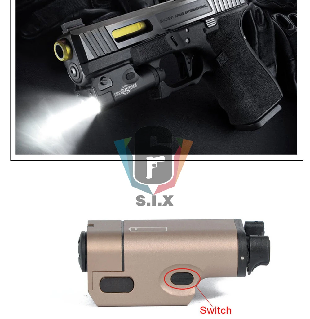 Тактический страйкбол тактический пистолет мини светильник Surefir XC1 охотничий