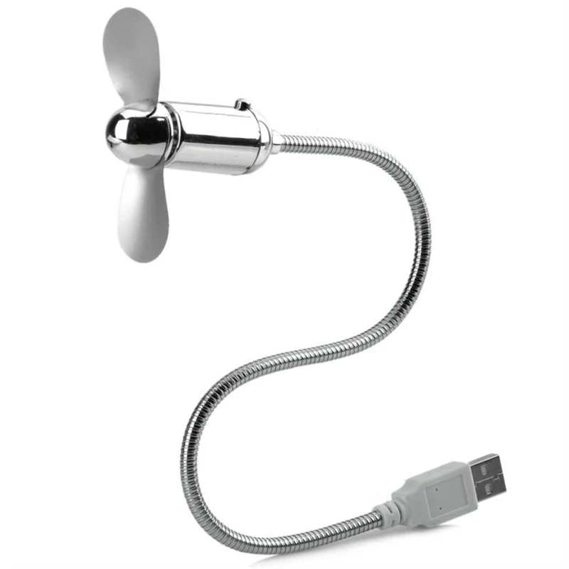 Лучший мини USB вентилятор гибкий Охлаждающий с переключателем для ноутбука