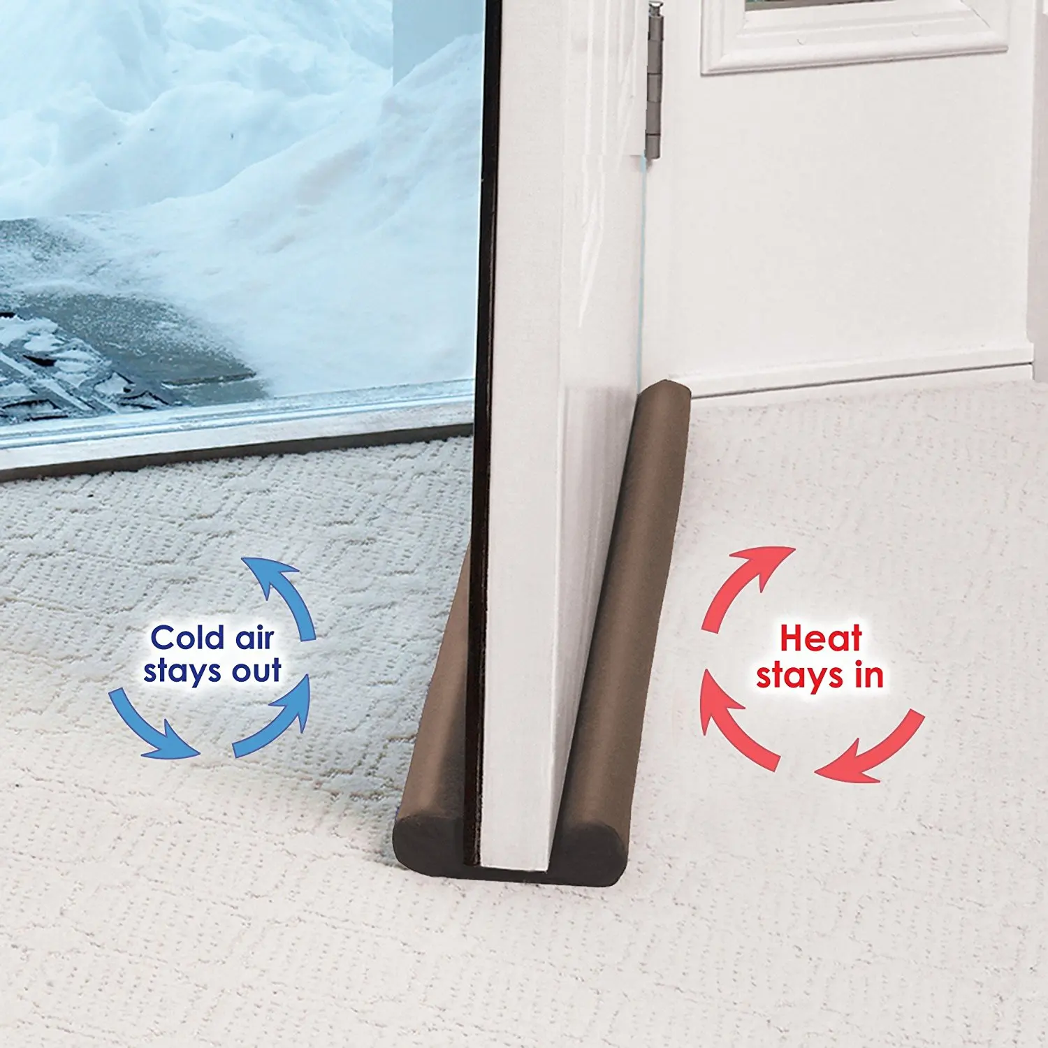 Двойная дверь черновик Dodger защита стопор энергосберегающий протектор Doorstop