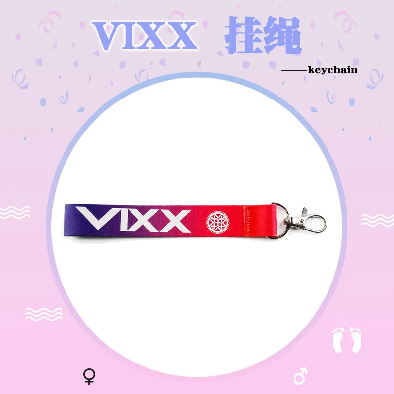[MYKPOP]VIXX Landyard KPOP аксессуары для сумок мобильных ключей Vixx коллекция фанатов SA18070503 |