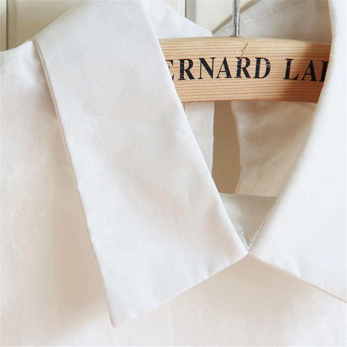 Female Vintage Fake Collar Deatachable Collars Cotton Chiffon White Solid Retro Neckwear Lapel Blouse Top Clothes Accessories |