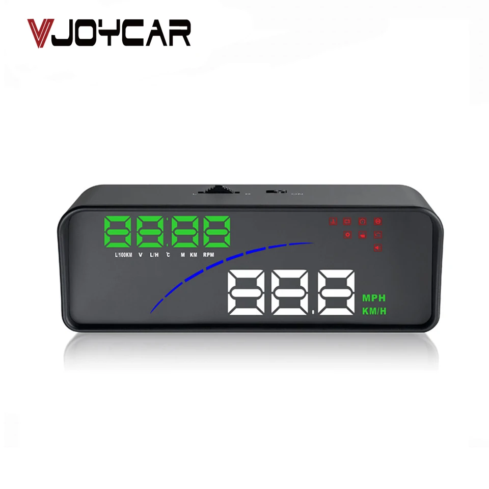VJOYCAR Универсальный HUD Автомобильный дисплей OBD2 Дисплей автомобильный Умный