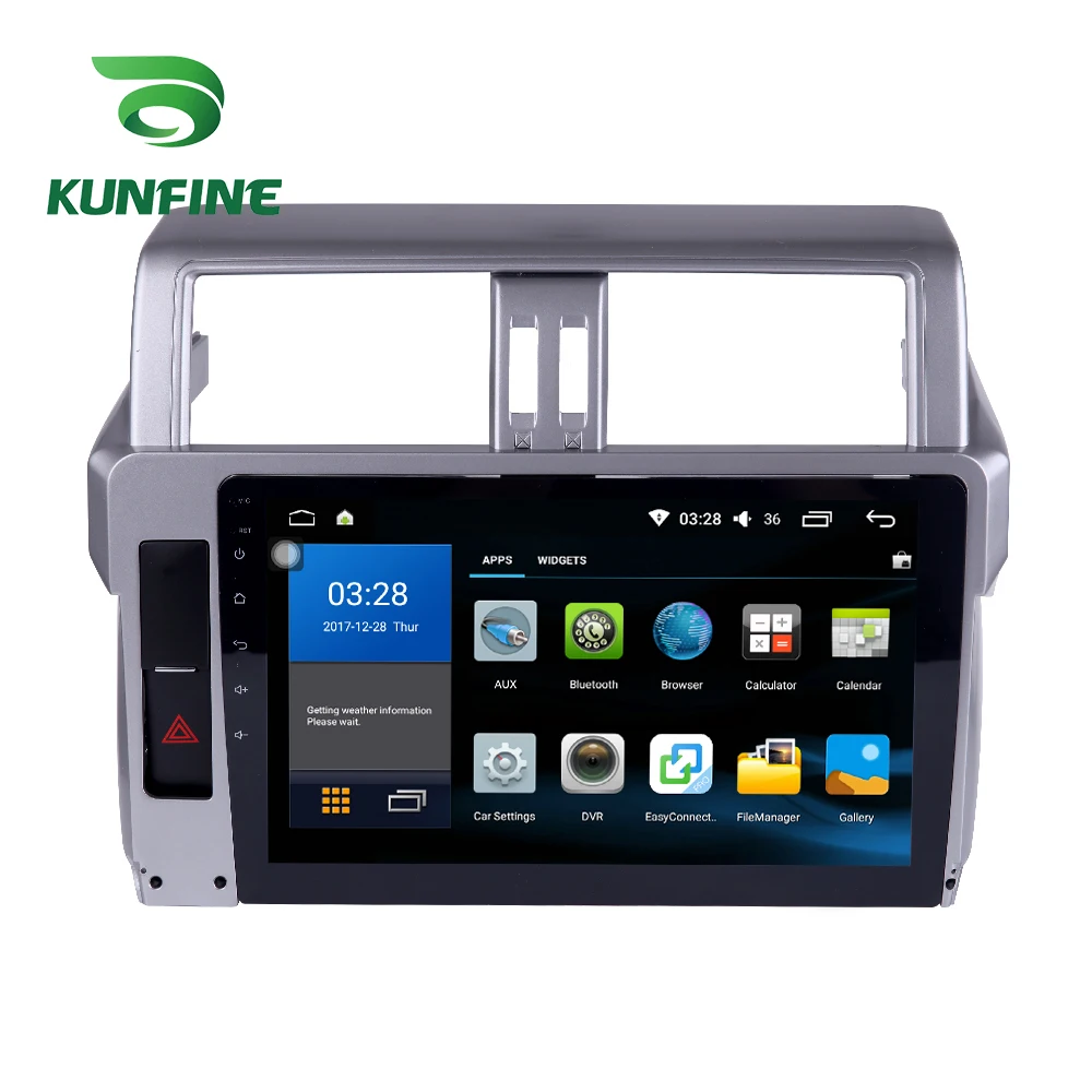 Восьмиядерный 1024*600 Android 8 1 автомобильный DVD GPS навигационный плеер Deckless стерео для