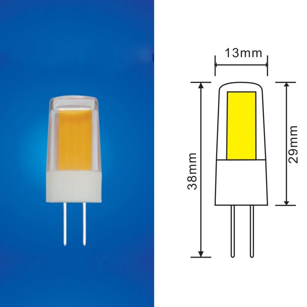 3 Вт Светодиодная лампа G4 свет AC/DC12V AC220 240V COB светодиодное Освещение