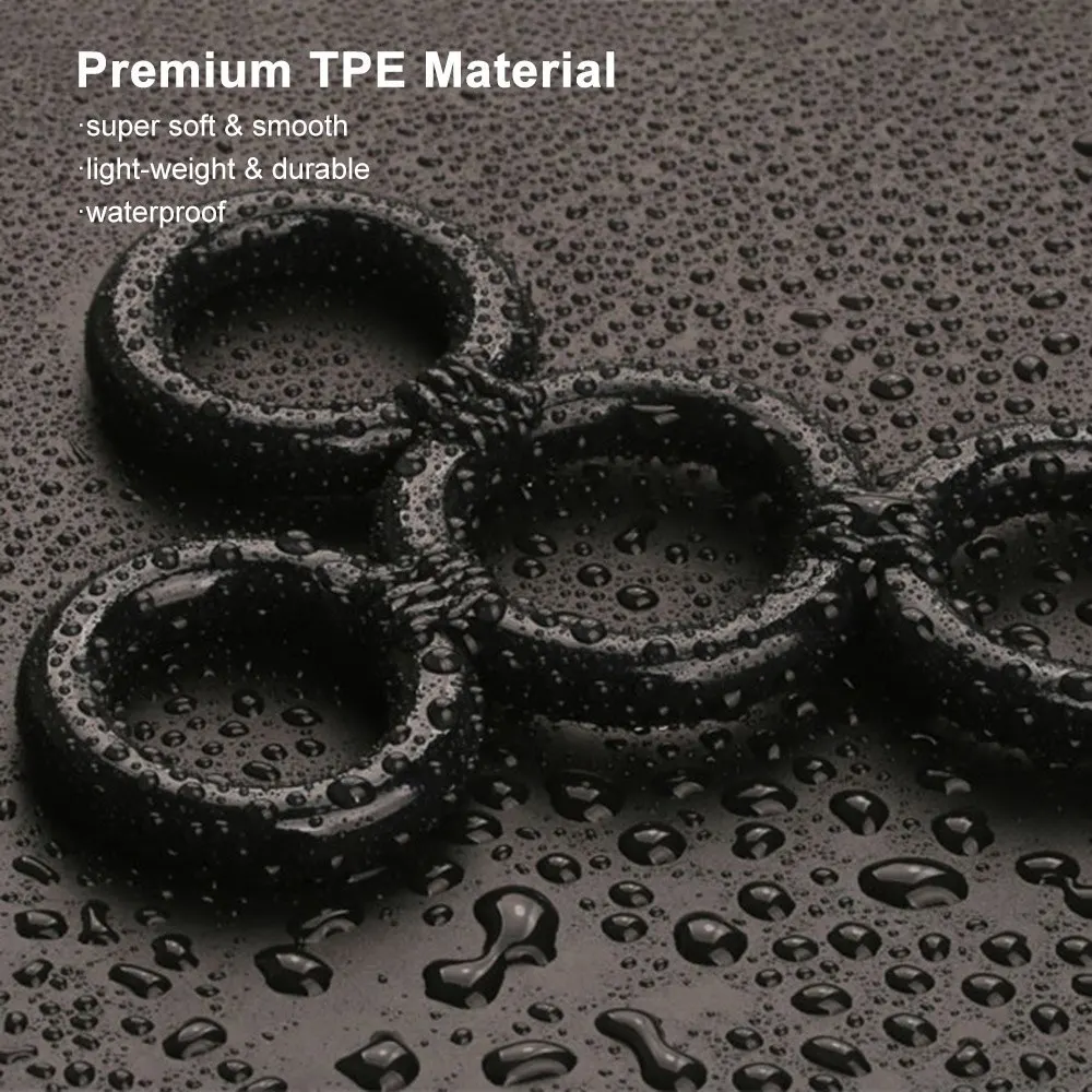 TPE 4 кольца кольцо на член Задержка эякуляции для пениса секс-игрушки мужчин