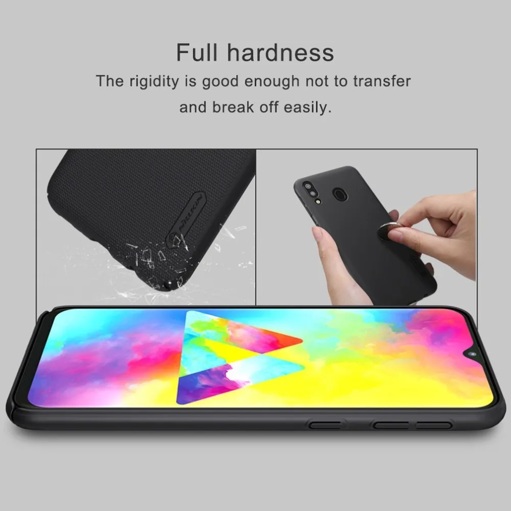Чехол Nillkin для samsung M20 матовый защитный жесткий противоударный чехол с защитой от отпечатков пальцев для samsung Galaxy M20 чехол