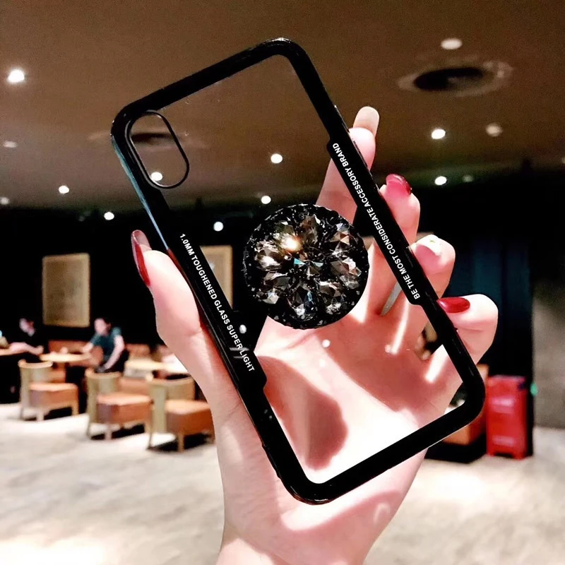 Maxtby Hot Sale Luxury Stylish Rhinestones for iphoneXs Mobile Phone Case with Dirt-resistant Stand Holder iphone 7 Plus | Мобильные