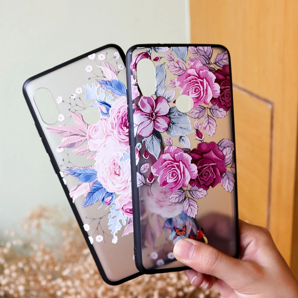 Чехол для Xiaomi Redmi Note 6 5 Pro mi A2 Lite pocophone F1 Мультфильм защитный милый Пластик класса