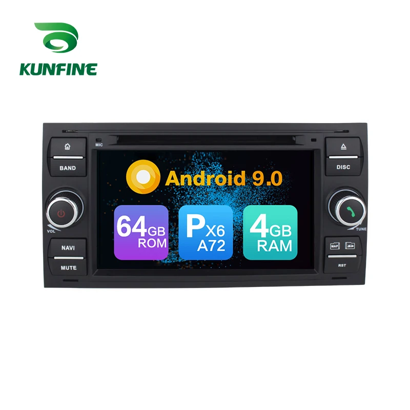 Android 9 0 Core PX6 A72 ОЗУ 4 Гб ПЗУ 64 ГБ Автомобильный DVD GPS мультимедийный плеер стерео для
