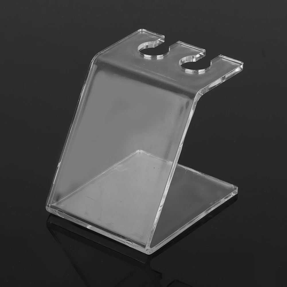 Professional Acrylic Transparent Tattoo Gun Machine Stand Holder Makeup Essential Accessory | Красота и здоровье