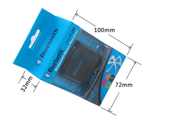 100 шт. 5 в постоянного тока 3 мм NFC Bluetooth беспроводной передатчик аудио приемник