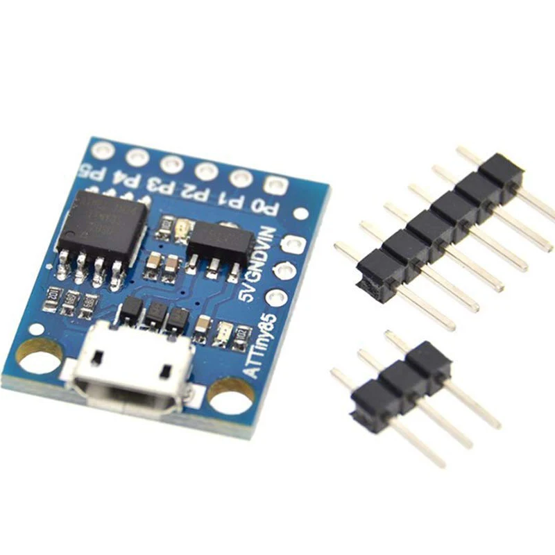 Синий черный TINY85 Digispark Kickstarter Micro Development Board ATTINY85 модуль для Arduino IIC I2C USB 5V Mini