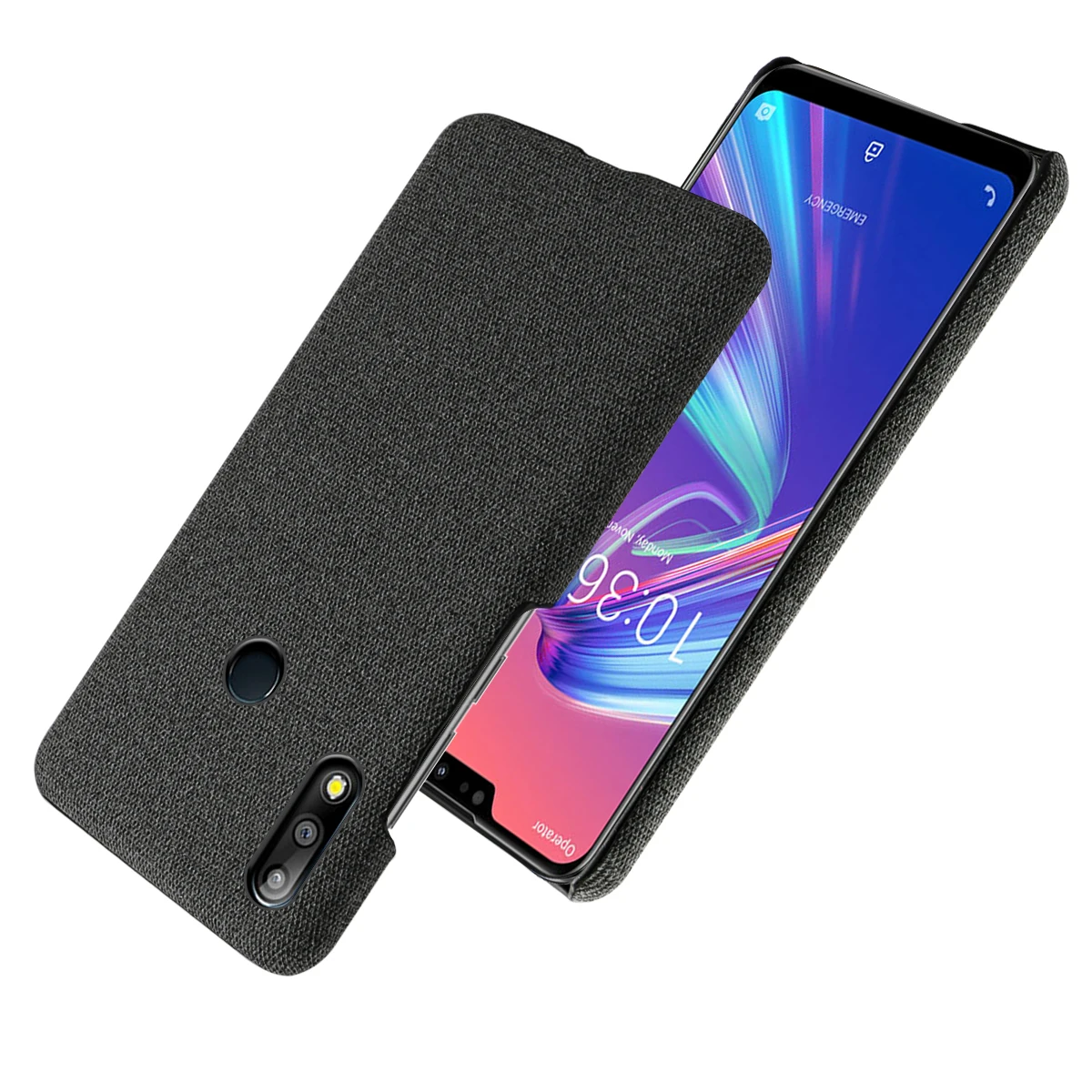 Для Asus Zenfone Max Pro M2 ZB631KL чехол Ретро тонкая ткань против царапин ПК Жесткий Чехол
