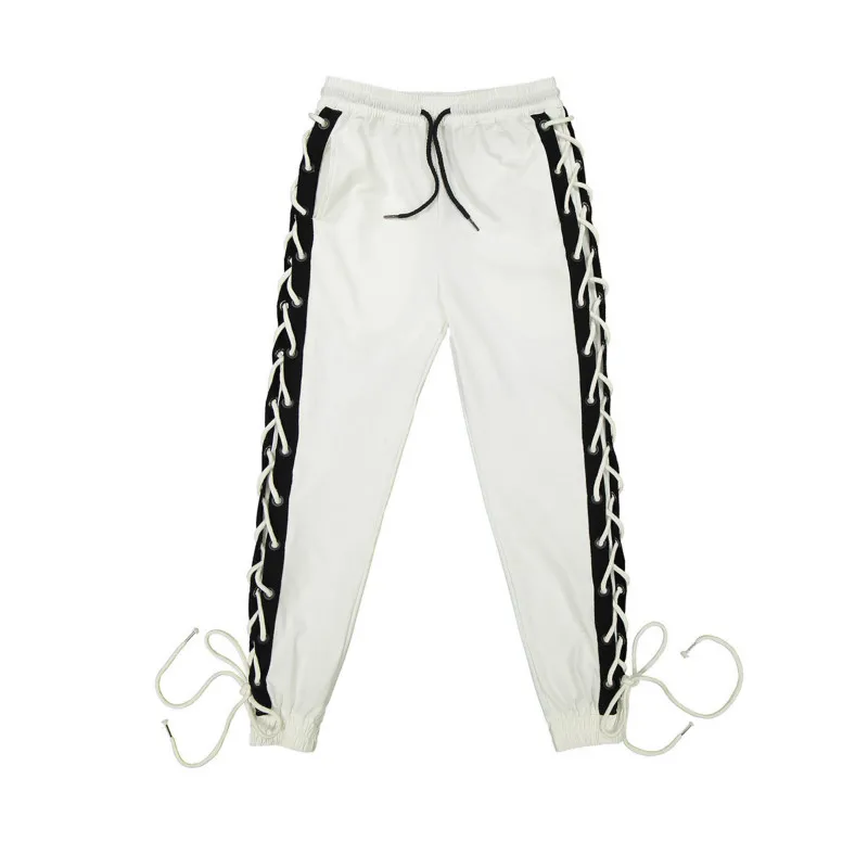 ZK кружевные боковые беговые штаны для бега мужские осенние тренировочные брюки с