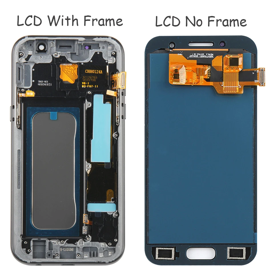 ЖК-дисплей TFT Srjtek A320F для Samsung A3 2017 сенсорный дигитайзер Датчик рамка Galaxy A320 экран