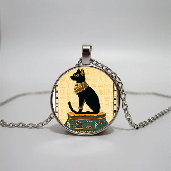 Египетский ожерелье с подвеской стекло для мужчин и женщин ювелирные изделия