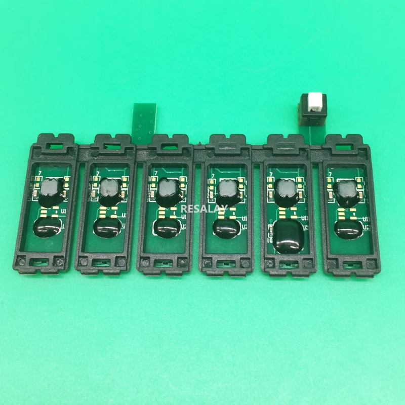 1 шт T0811-T0816 сброса СНПЧ Combo чип для epson 1410 R390 RX590 R270 RX690 RX610 RX615 R290 R295 принтера |