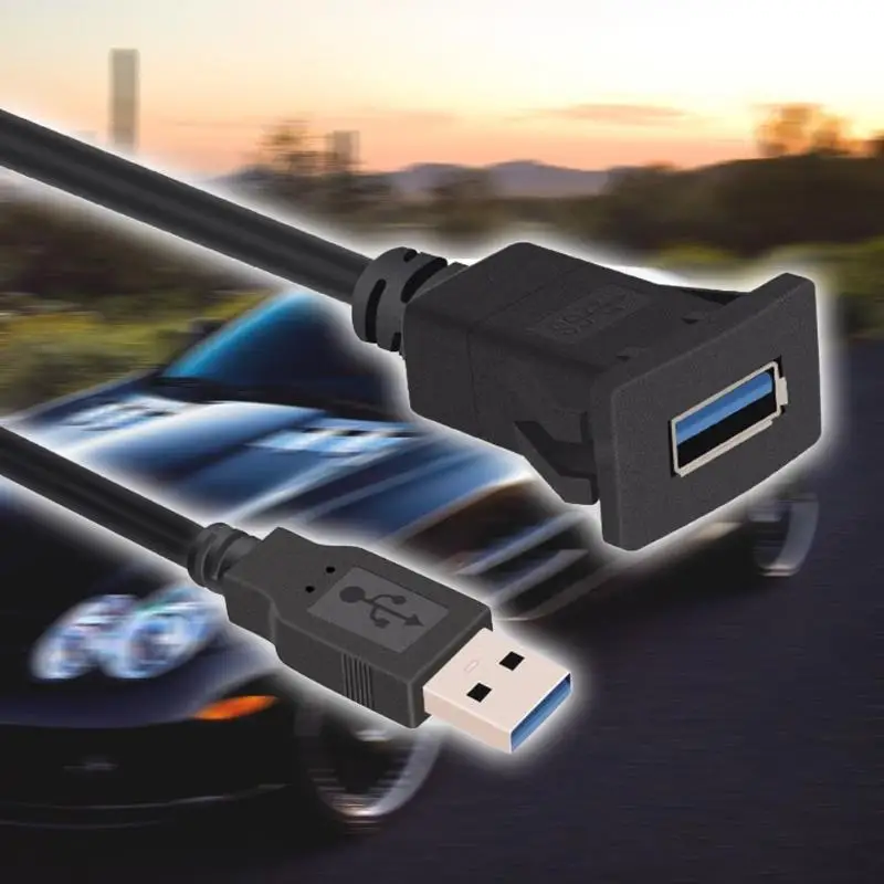 1 м/3 3 фута метр с одним портом USB3.0 Мужской женский автомобильный циферблат