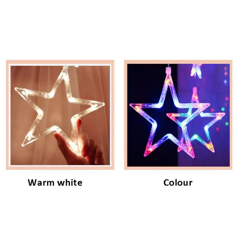 

LED Curtain String Lights Christmas Fairy Lights Garland Outdoor Home For Wedding/Party/Curtain/Garden Decoration AC 220V IP44