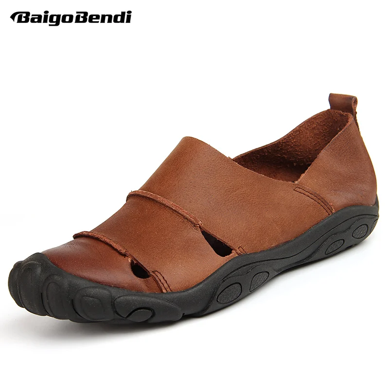 Hot Sale Men's Hollow-out Summer Breathable Casual Shoes Businessman Soft Lightweight Footwear