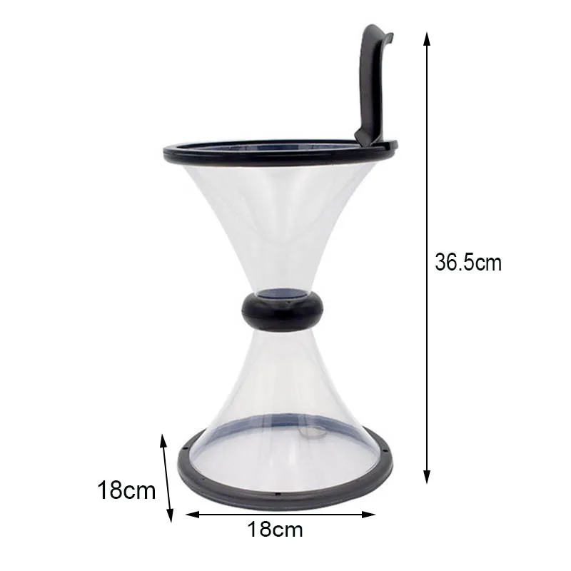 New Gravity Rotating Cyclone Piggy Bank Decompression Vortex Funnel Transparent Hard Moneybox Safe Coin Save Box Year Gift | Дом и сад