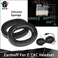 z tac tactical earmuffs silicone or sponge for z tactical sordin headphones comtac i ii iii peltor headset accessories