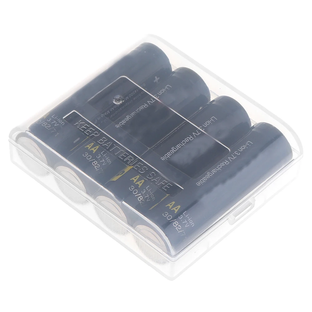 4 шт. Soshine 3 7 v 800mah AA LiFePO4 литий ионная батарея защищена высокой разрядкой