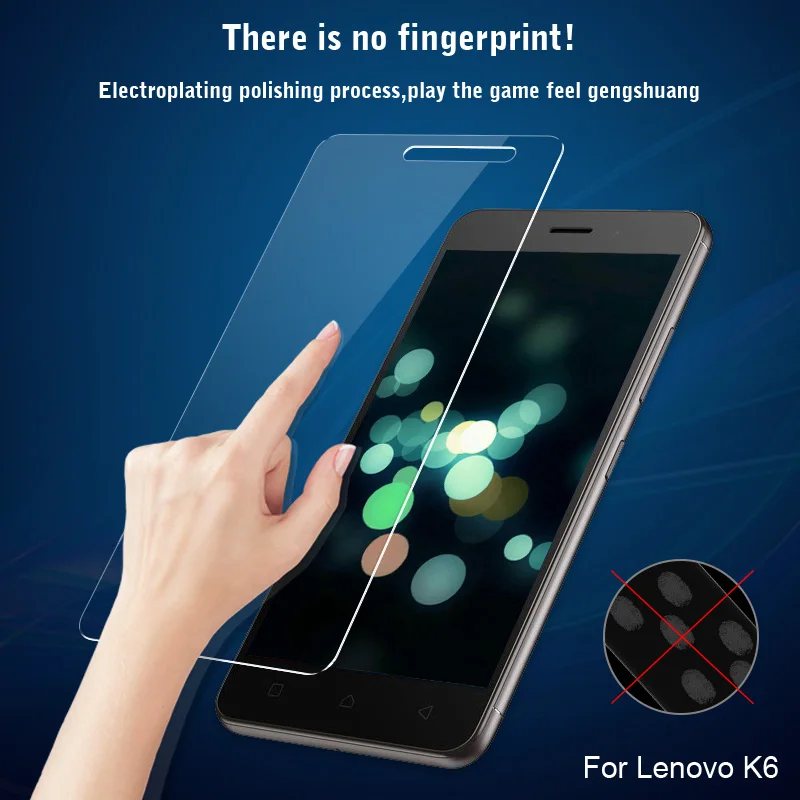 Закаленное стекло для Lenovo K6 K910 K920 Передняя пленка Защитное P1 закаленное телефона