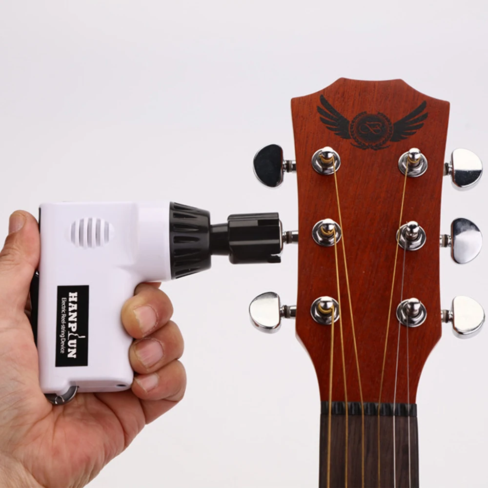 

Electric Guitar String Winder Luthier Tool with String Cutter Guitar Maintain Accessories