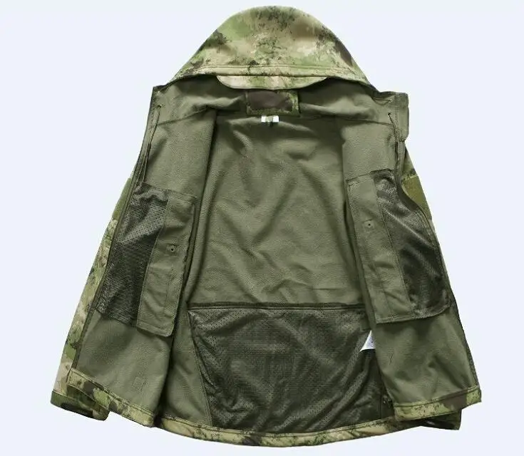 Тактическая камуфляжная куртка Tad 4 0 Gear с мягкой оболочкой для походов Мужская