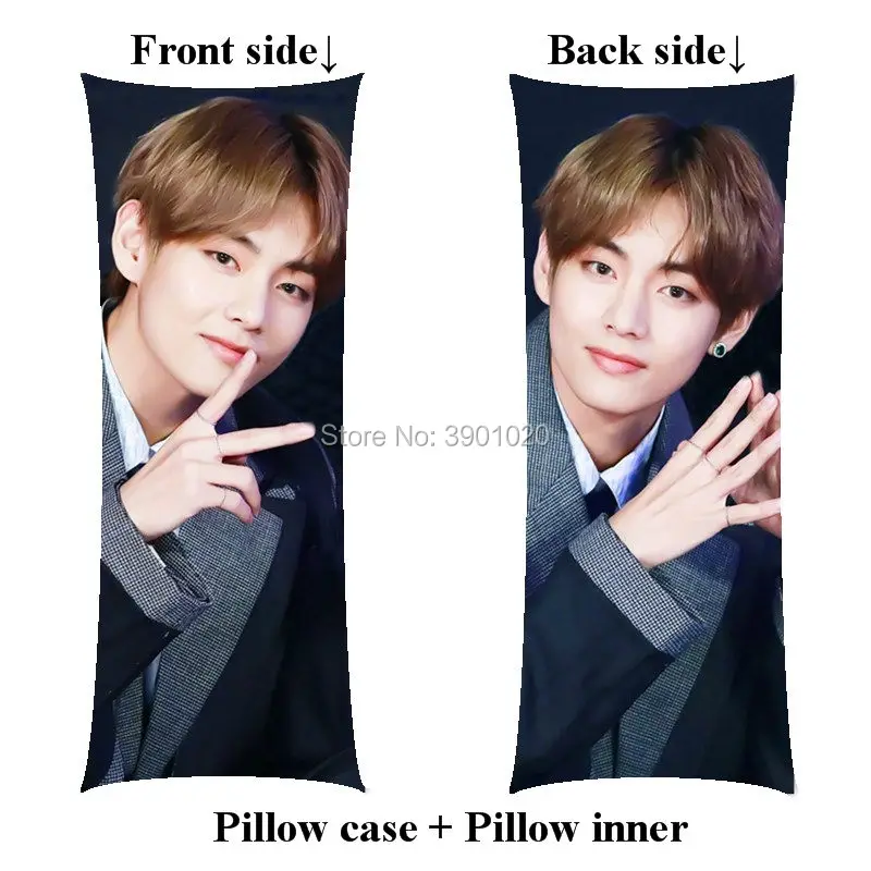 Корейское домашнее украшение Jimin V обнимающие длинные подушки Kpop Jungkook подушка для
