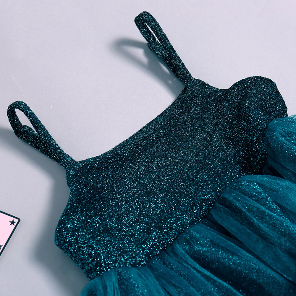 Летнее блестящее платье-пачка для новорожденных девочек Vestidos платья принцессы