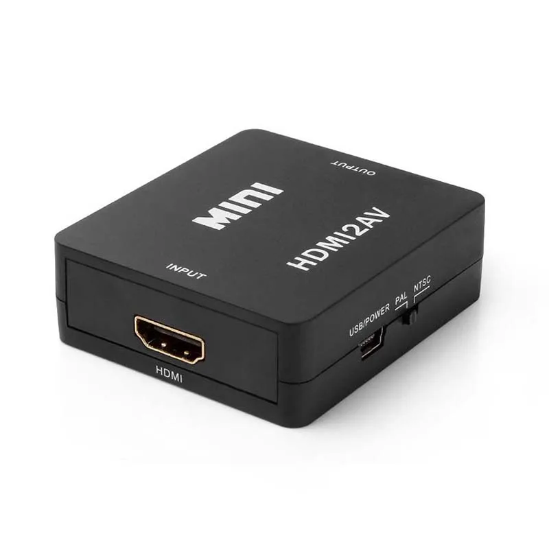 Композитный преобразователь 1080P Mini HDMI в AV адаптер RCA CVBS для PS3 Blu-Ray плеера VCR DVD HDTV |