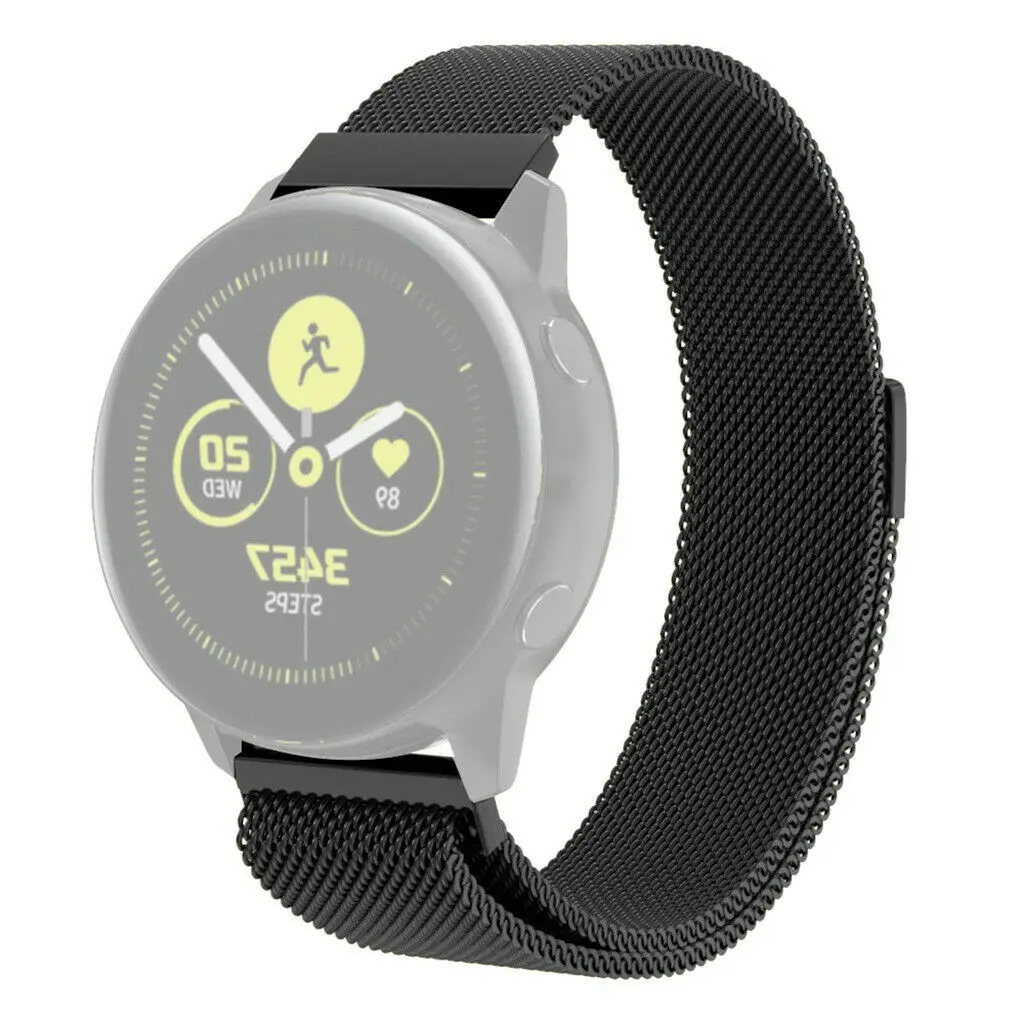 Миланский ремешок для Galaxy Watch активная замена нержавеющая сталь модный мужчин и