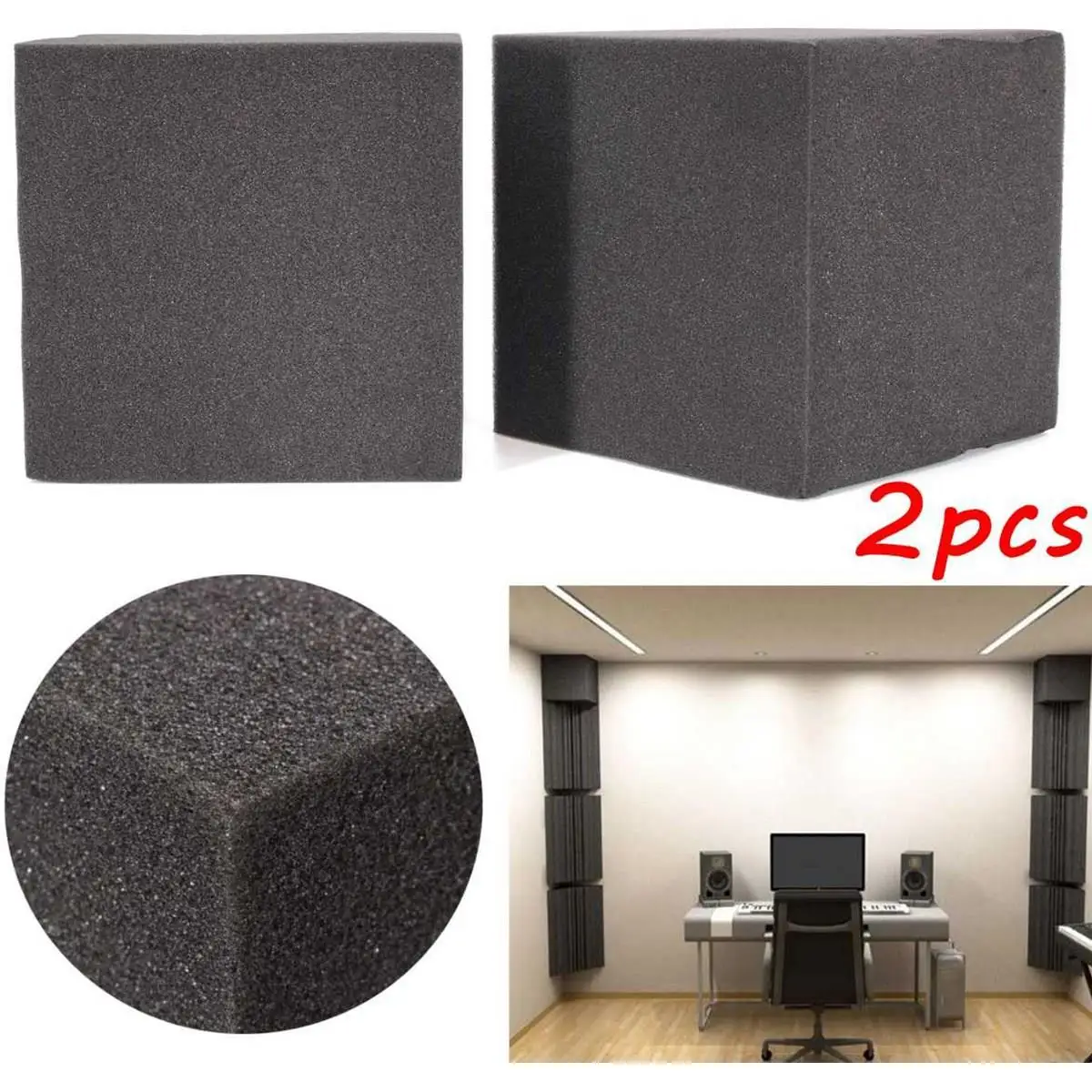 20x20x20 см 2 шт. звукоизоляция хлопковая поглощающая комната акустическая