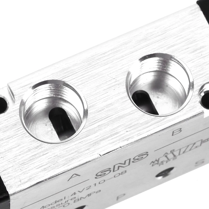 SNS 4V210-08/DC24V 5/2 Port 1/4 Inlet Single Coil Pilot-Operated Electric Solenoid Valve | Valves