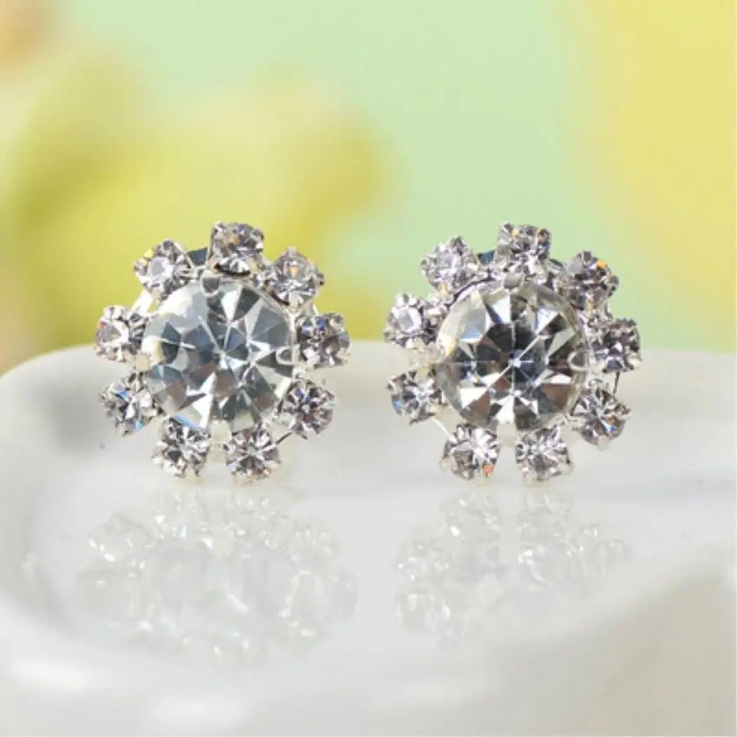 New Women Fashion Earrings Jewelry Trendy Flower Shape Charm Casual Party Dating Pair of Wedding Gift | Украшения и аксессуары
