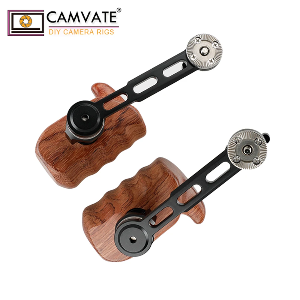 CAMVATE деревянная ручка (левая и правая) с натовской направляющей Rosette Extension Arm