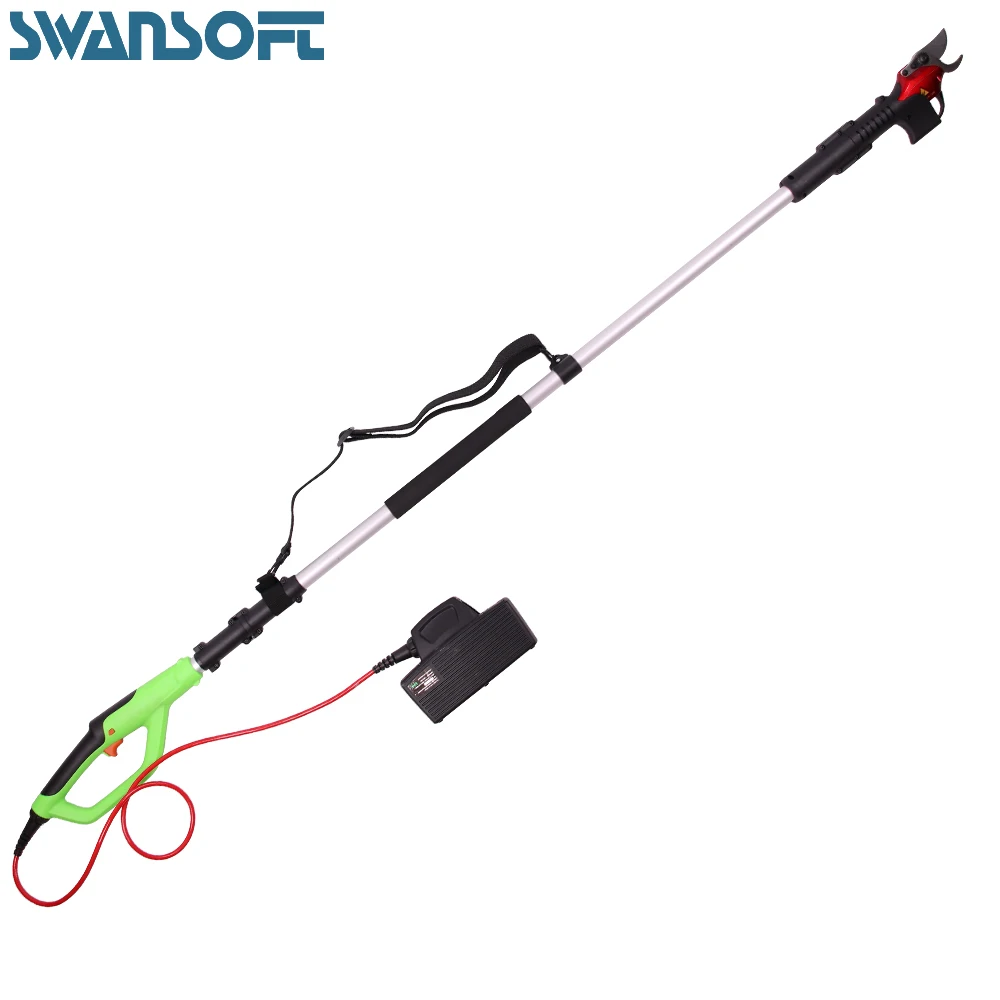 

Long high altitude shear fruit tree pruning scissors lithium battery drive