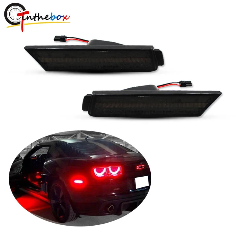 

2 шт., Автомобильные светодиодные габаритные огни для Chevrolet Camaro 2010-2015