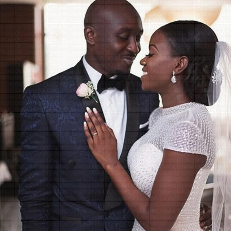 Новинка 2019 г. роскошное Африканское бальное платье с бусинами свадебное